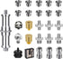 26PCS Camera Screws Mount Set 1/4 Inch and 3/8 Inch Threaded Converter Screws Adapter Flash Shoe Mount for DSLR Camera/Tripod/Monopod/Ballhead/Fla...