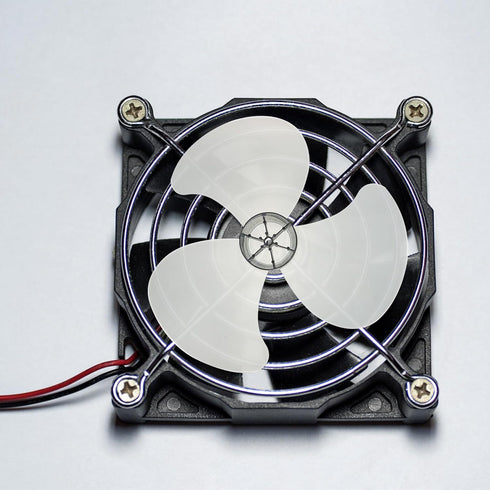 DOITOOL Standing Fan Blades 3 Leaves Plastic Fan Blades 14 Inch Clear White Replacement Leaves with Nut Cover for Table Floor Pedestal Fan...