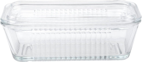 Multi Function Butter Dish, 6-Inch, Clear...