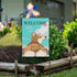 Corgi Dog Beach Garden Flag 12''x18'' Seasonal Outdoor Flags & Banners Polyester Double-Sided Large Yard Flag Inch for Home Décor Lawn Patio Farmh...
