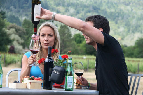 Soireehome - In Bottle Wine Aerator - For Red Wine, White Wine, And Rose Wine! - Made Of Glass, Makes Your Wine Taste Better...