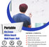 Static Whiteboard Wallpaper Roll, Portable Restickable Dry Erase White Board Wall Paper (16.5X196 in.) No Adhesive for Home Office Classroom...