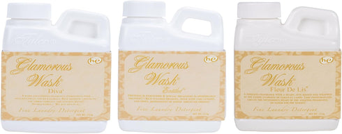 Elanze Designs Tyler Candle Glamorous and Luxurious High Efficient Wash 4 ounce Scented Fine Laundry Detergent Pack of 3; Diva, Entitled, Fleur de...