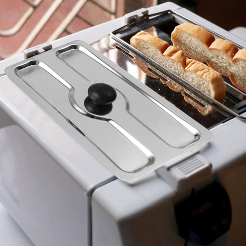 Veemoon Toaster Dust Cover, Stainless Toaster Appliance Top Cover, Steel Electric Bread Maker Upper Cover for Bread Machine...