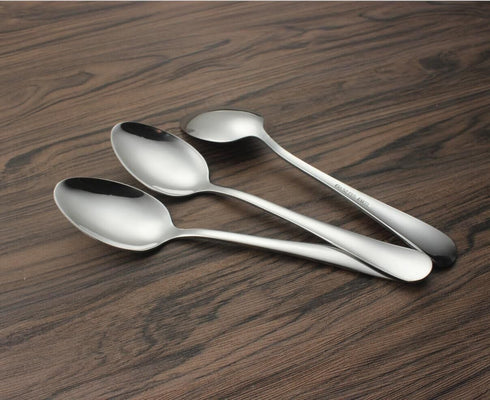 KINGSUPER Stainless Steel Table Soup Spoon(Set of 6)...
