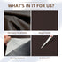 CHEIGHY Leather Repair Kit, Self Adhesive Leather Repair Patch for Furniture 15.7X78.7 inch Vinyl Repair Kit for Couches Car Seats, Sofa, Office C...