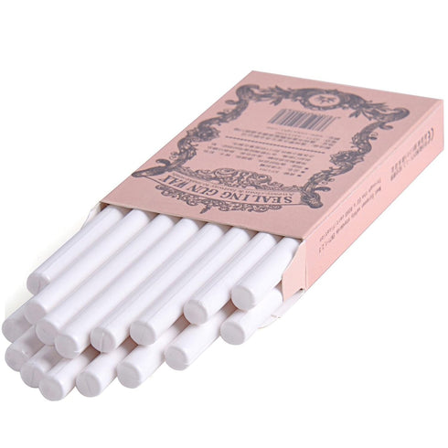 Mini Glue Gun Sealing Wax Sticks for Envelope Wedding Invitation Sealing Decoration Pack of 16 in White...