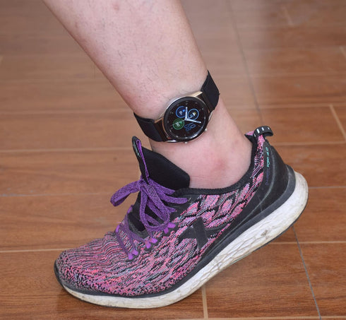 22mm Elastic Watch Armband or Ankle Band for Compatible with Garmin Venu 2/3, Fossil Gen 6 44mm, Samsung Galaxy Watch 3 45mm, Garmin Vivoactive 4 ...