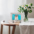 Wooden Photo Frame Friendship Gifts for Friends Bestie Woman BFF, Wooden Photo Frame with Iron Stand for Tabletop or Desktop Display, Home Table D...