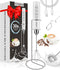 YUSWKO Milk Frother Handheld for Coffee with Stand, Rechargeable Drink Mixer with 3 Heads 3 Speeds Electric Coffee Frother Whisk, Gift for Many Oc...