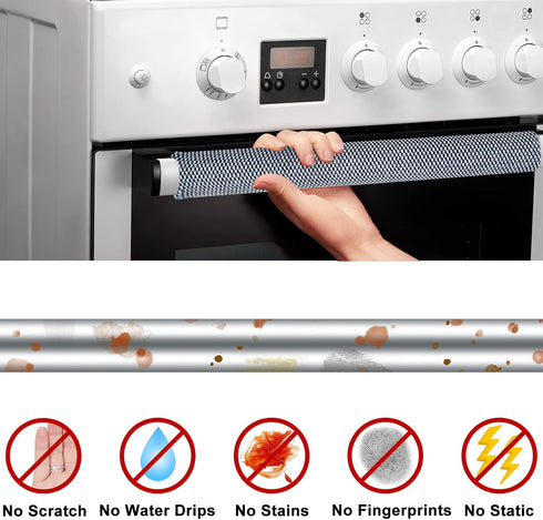 7Pcs Refrigerator Door Handle Cover Washable Kitchen Appliance Decor Handles Fridge Oven Microwave Dishwasher Antiskid Protector Handle Cover, Kee...