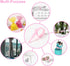 110PCS Reusable Cable Ties, Adjustable 8 × 1/2" Cord Organizer Ties, Multi-purpose Hook Loop Cable Management Wire Ties for Organizing Home, Offic...