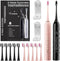 Electric Toothbrush for Kids with Toothbrush Holders?2 Pack Sonic Toothbrush with 10 Heads, 6 Modes, IPX7 Waterproof, Smart Timer, 2 Hours Charge ...