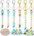 342 Pcs Silicone Beads for Keychain Making Kit Personalized Teacher Keychain Gift Letter Beads for DIY Key Ring Jewelry Mama Keychain Gift for Mom...
