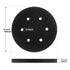 5 Pack 6 Inch 6 Hole Hook and Loop Soft Density Interface Buffer Pad 6" Sponge Cushion Buffing Backing Pads...