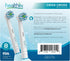 Compatible Oral B Braun Criss-Cross Replacement Heads for Electric Toothbrushes - 8-Pack | Standard Tooth Brush Heads with Dupont...