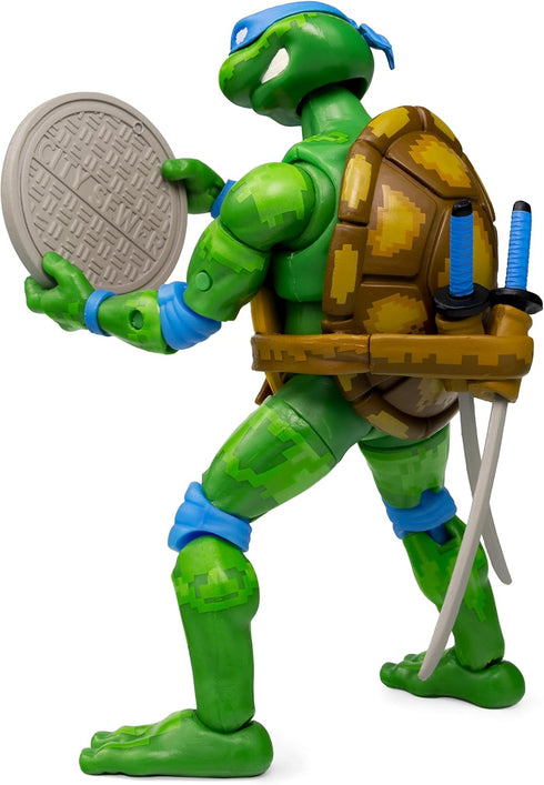 The Loyal Subjects Teenage Mutant Ninja Turtles BST AXN Action Figure NES 8-Bit Leonardo Exclusive 13 cm, BATMNTLEOBW04, Multicoloured...