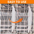 Cenipar Dishwasher Rack Tine Prong Repair End Cover Caps (100pcs) Anti Slip 1 inch Round Tips...