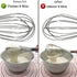 Whisks for Cooking, 3 Pack Stainless Steel Whisk for Blending, Whisking, Beating and Stirring, Enhanced Version Balloon Wire Whisk Set, 8"+10"+12"...