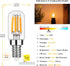 Dimmable Salt Lamp Bulbs E12 LED Night Light Bulbs 40 Watt Equivalent 4W,Small Filament Bulb for Candelabra,Sewing Machine,Ceiling Fan,Refrigerato...