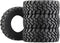 4PCS 1.33 Inch Rubber Butyl Rain Forest Mud Tire with Sponge Liner for 1/18 1/24 Scx24 Fcx24 TRX-4M Bronco RC Car Wheel Upgrade Accessories...