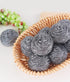 6Pcs Steel Wool Scrubbers - Flexible Scrubber Pads for Cleaning Dishes, Pots, Pans, Grills and Sinks...