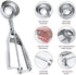 Ice Cream Scoop, 3Pcs Cookie Scoop Set, Stainless Steel Ice Cream Scooper with Trigger Release, Large/Medium/Small Cookie Scooper for Baking, Cook...