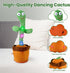 Dancing Cactus, Interactive Toy, Talking Cactus Repeat What You Say, LED Lights, Cactus Toy 60 Unique Popular Songs for Kids, Dance, Record, and S...