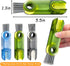 3 in 1 Multipurpose Bottle Gap Cleaner Brush,3 Pack Cup Cover Cleaning Brush,Cup Crevice Cleaning Tools,Water Bottle Cleaner Brush,Home Kitchen Cl...