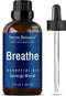 Breathe Essential Oil Blend 60 ml - Breath Sinus Relief with Menthol Oils - for Humidifiers, Diffusers, and Aromatherapy - Nexon Botanics...