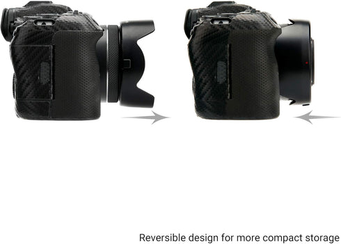 RF 50mm Lens Hood Shade for Canon RF 50mm f/1.8 STM Lens Replaces Canon ES-65B Hood with Tulip Flower Design on Canon EOS R100 R50 R10 R8 R7 R6 Ma...