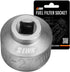 EWK 27mm Low Profile Oil Filter Socket, Fuel Filter Cap Removal Tool for Ford, Mercedes Benz, BMW, Mini, Citroen...