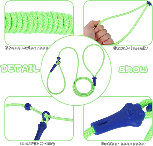 Slip Leads for Dogs Slip Lead Dog Leash Dog Leash for Small Medium Large Dogs 6Ft No Pull Dog Leash 8 Colors Classic Dog Leash Dog Rope (green)...