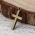 JGFinds Cross Crucifix Charm Pendants - 150 Pack (50 of each), 1 Inch x 1/2 Inch, Antiqued Silver/Bronze/Gold Tone, DIY Jewelry Making Supplies...