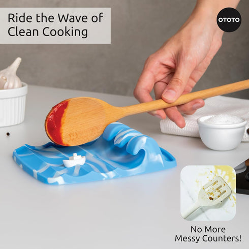 Funny Spoon Holder by OTOTO - Spoon Rest for Stove Top - Cooking Gadgets, Cooking Gifts, Cool Kitchen Gadgets, Cool Gifts, Cute Kitchen Accessorie...