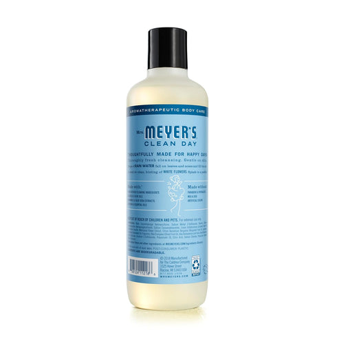MRS. MEYER'S CLEAN DAY Moisturizing Body Wash For Women And Men, Biodegradable Shower Gel Formula Made With Essential Oils, Rain Water, 16 oz...