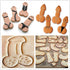 4-Piece Set of Creative Cookie Cutters?Cookie Baking Molds DIY Funny Stainless Steel Biscuits Molds Kitchen Supplies (Z-02), LARGE...
