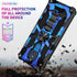 Military Grade Moto G Play Case 2021 - Drop Tested, Built-in Kickstand, Magnetic Car Mount Compatible, Camouflage Deep Blue...
