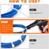 Zhushan Cable Tie Gun and Tool Set - Fastening, Flush Cutting, and Organizing with Steel Handle Zip Tie Tool for Nylon Cable Ties - Includes 50PC ...