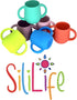 Silicone Baby Cups for Baby or Toddler 2 Pack Flexible Food-Grade Safe BPA Free with Easy-Grip Handles for Self-Feeding Training...