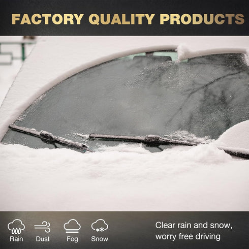 26"+16" Windshield Wiper Blades Replacement for Toyota RAV4 2022-2013 Corolla 2019-2009 /Honda CRV 2016-2012 Accord 2020-2018 /Elantra 2022-2017 O...