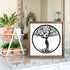 Tree Stencils Tree of Life Stencil for Painting on Wood Airbrush Natural Plants Small Palm Tree Drawing Templates for Canvas Wall Floor Decor DIY ...