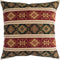 Large Throw Pillow Covers Burgundy Red and Green - 22 x 22 Inches Decorative Kilim Pillows, Boho Room Decor for Couch, Bohemian Square Case for Fa...