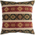 Large Throw Pillow Covers Burgundy Red and Green - 22 x 22 Inches Decorative Kilim Pillows, Boho Room Decor for Couch, Bohemian Square Case for Fa...