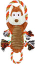 Rope-Infused Squeaky Dog Toys for Large Dogs, Interactive Tug of War Puppy Toy, Cute Pet Toys Large Plush Dog Chew Toys for Small, Medium and Big ...