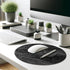 Elegant Black and White Topographic Design Mouse Pad for Office and Home Use, Stitched Edges Non-Slip Rubber Base Mouse Pads for Computers Laptop...