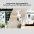 Light Bulb Security Camera 2K 2.4GHZ / 5GHz WiFi Camera with Night Vision, Remote Control Outdoor Camera Motion Detection & Tracking Surveillance ...