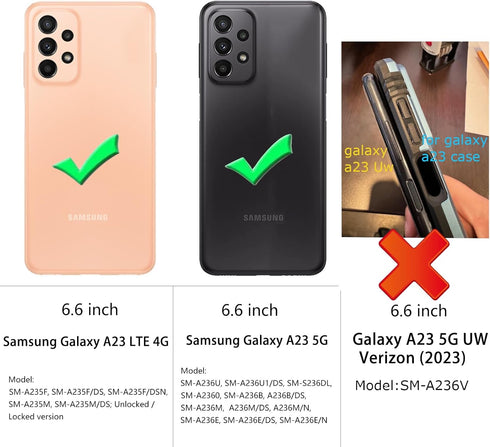 for Samsung Galaxy A23 5G Case: Phone Case with Screen Protector for Samsung Galaxy A23 5G,?????? ?????? "???????????? ?????? ????" - Gold...