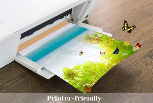 Vellum Paper, Cridoz 50 Sheets Vellum Transparent Paper 8.5 x 11 Inches Translucent Clear Paper for Printing Sketching Tracing Drawing Animation W...