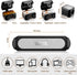 Magnetic Cable Holder 6 Slots Cable Clips Cable Management Wire Organizer Under Desk Self Adhesive Sticky for USB Cord Wall Nightstand Car Chargin...